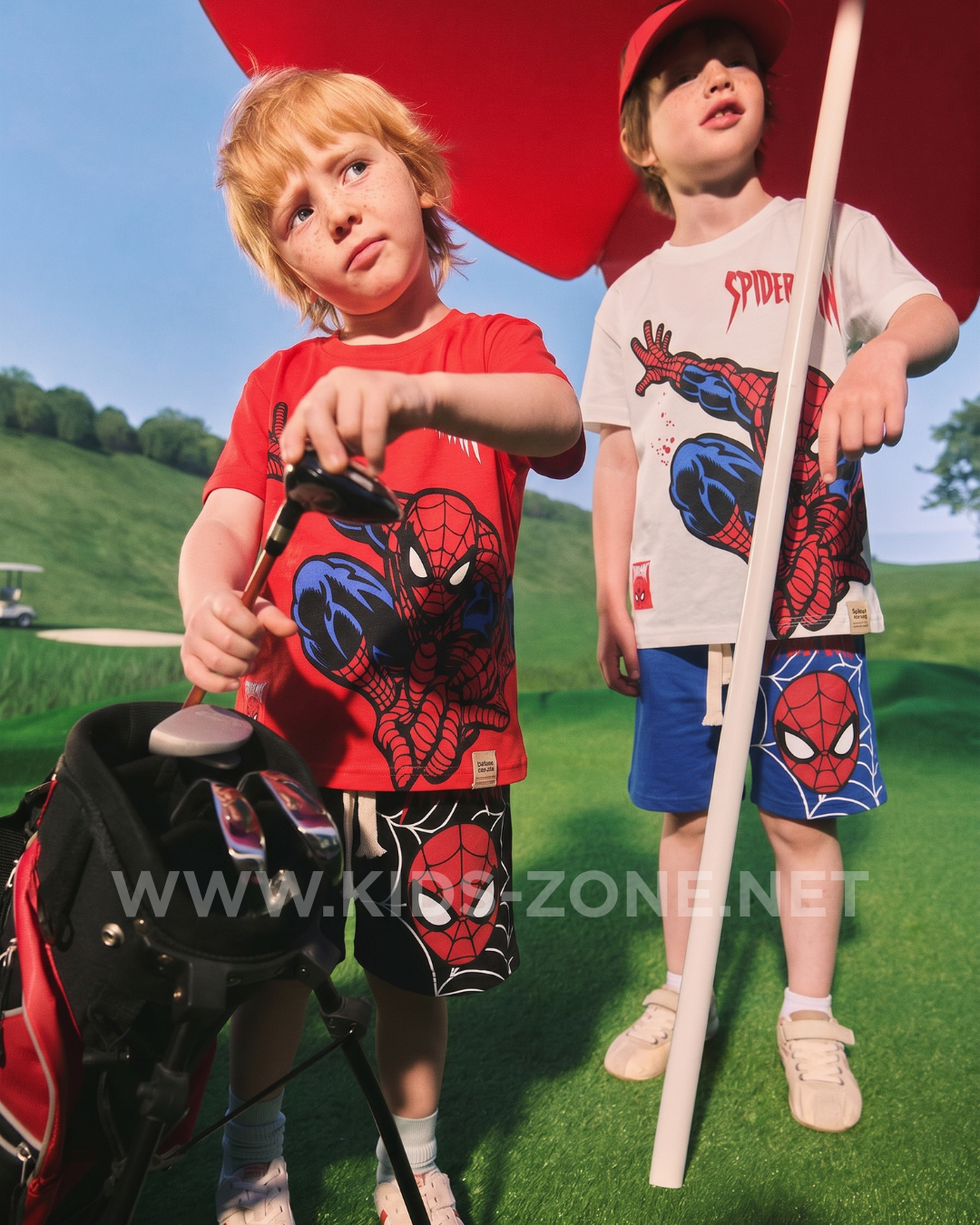 Ensemble Garçon Spider-Man 100% Coton Exclusive (T-Shirt & Short) - Kids Zone Tunisie