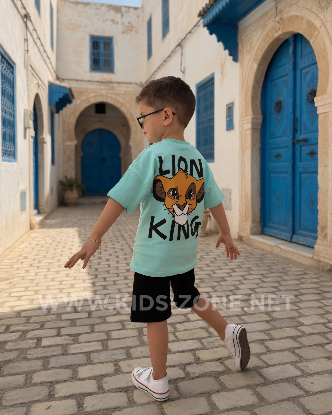 Ensemble Garçon Lion King 100% Coton (T-Shirt & Short) - Kids Zone Tunisie