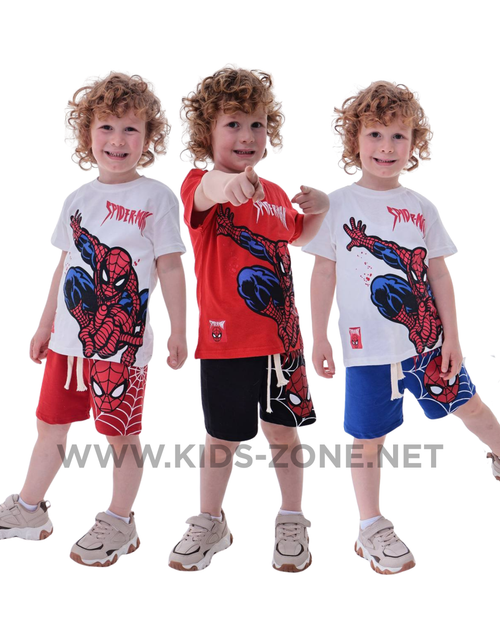 Ensemble Garçon Spider-Man 100% Coton Exclusive (T-Shirt & Short) - Kids Zone Tunisie