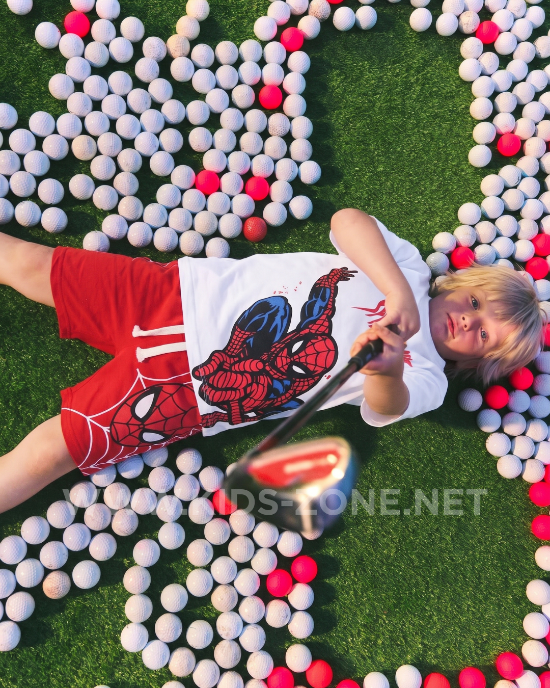 Ensemble Garçon Spider-Man 100% Coton Exclusive (T-Shirt & Short) - Kids Zone Tunisie