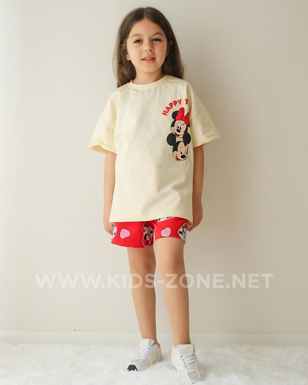 Ensemble Fille So Sweet 100% Coton (T-Shirt & Short) - Kids Zone Tunisie