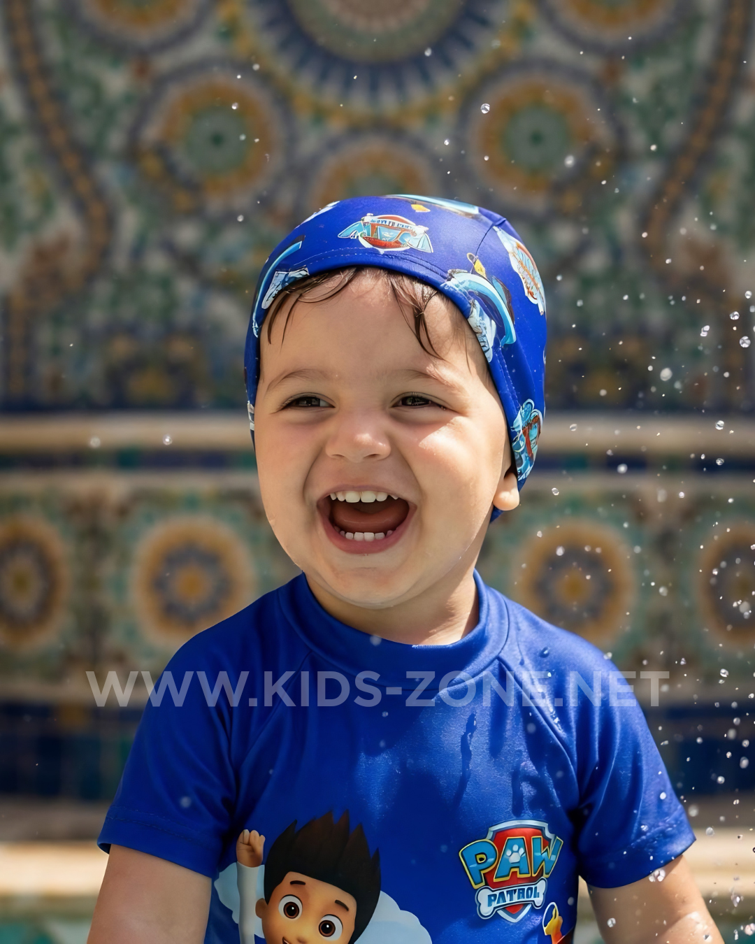 Maillot Garçon Patrouille (Combishort avec Bonnet) - Kids Zone Tunisie