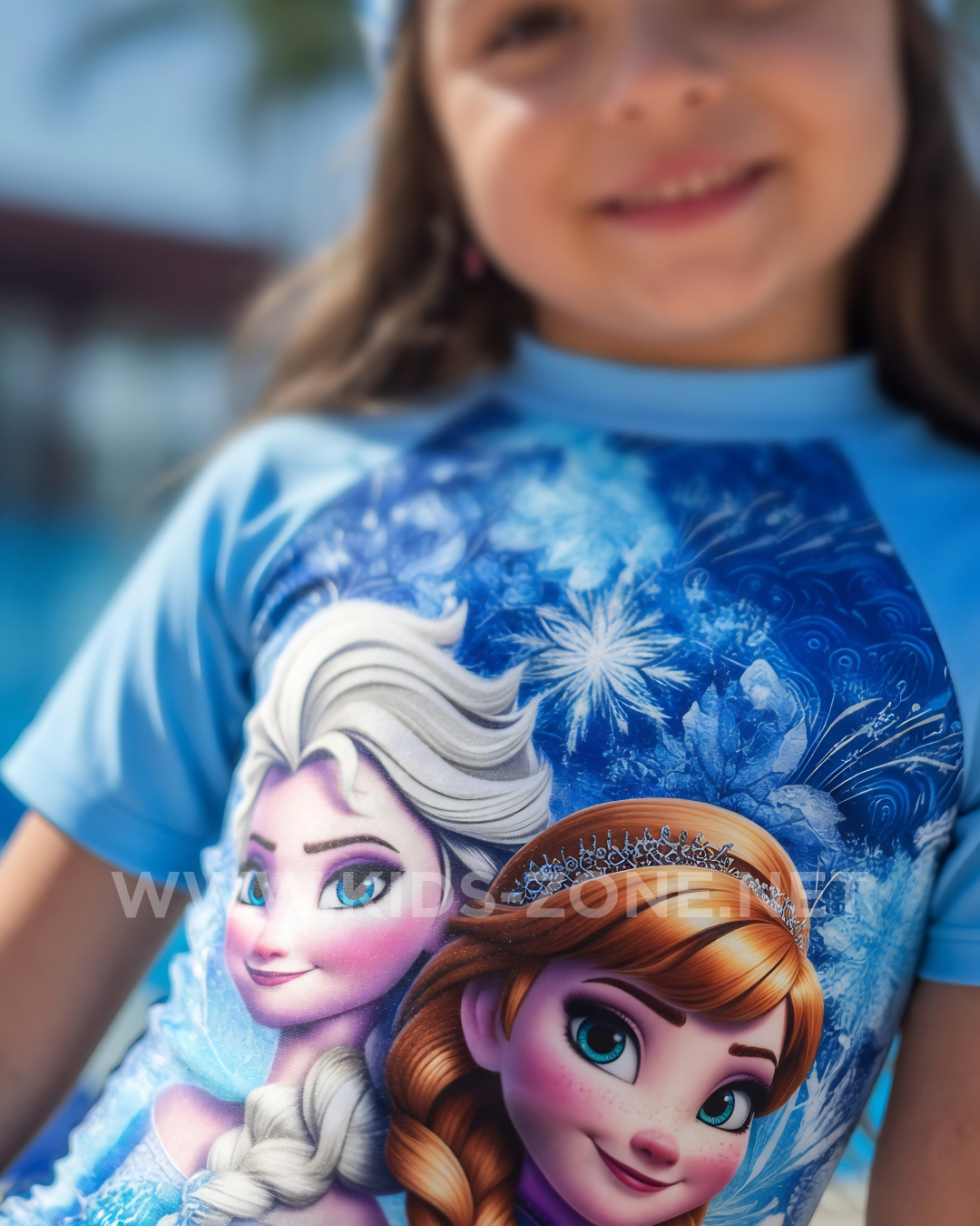 Maillot Fille Frozen T1 (Combishort avec Bonnet) - Kids Zone Tunisie
